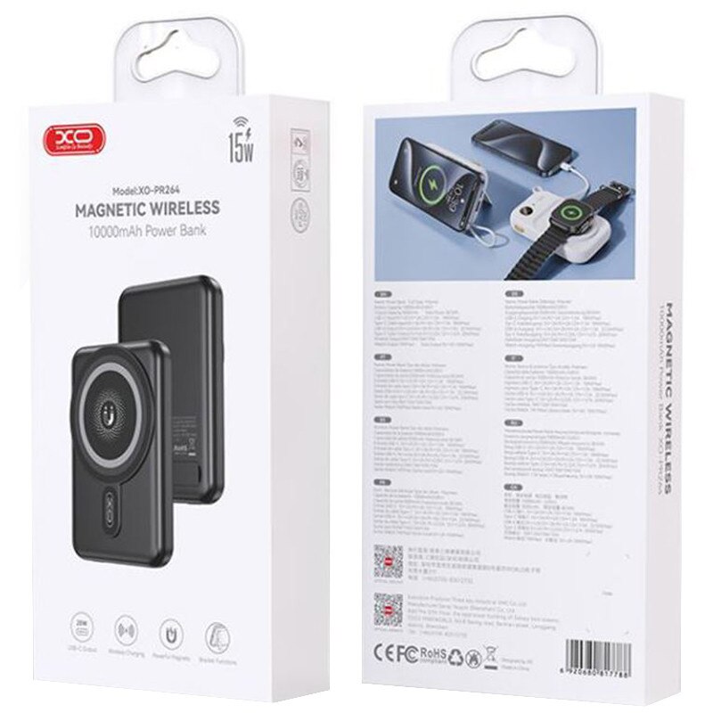 XO Magnectic Wireless 10,000Mah Power Bank PR264